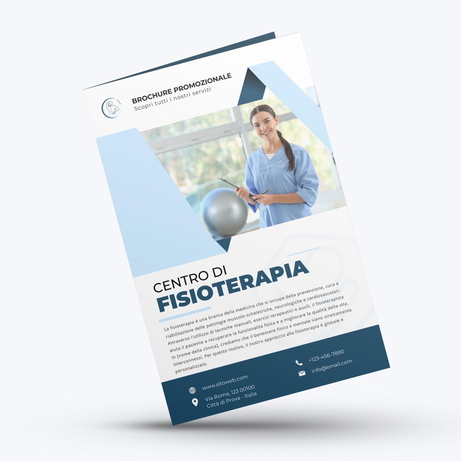 brochures per promuovere la tua attività di fisioterapista