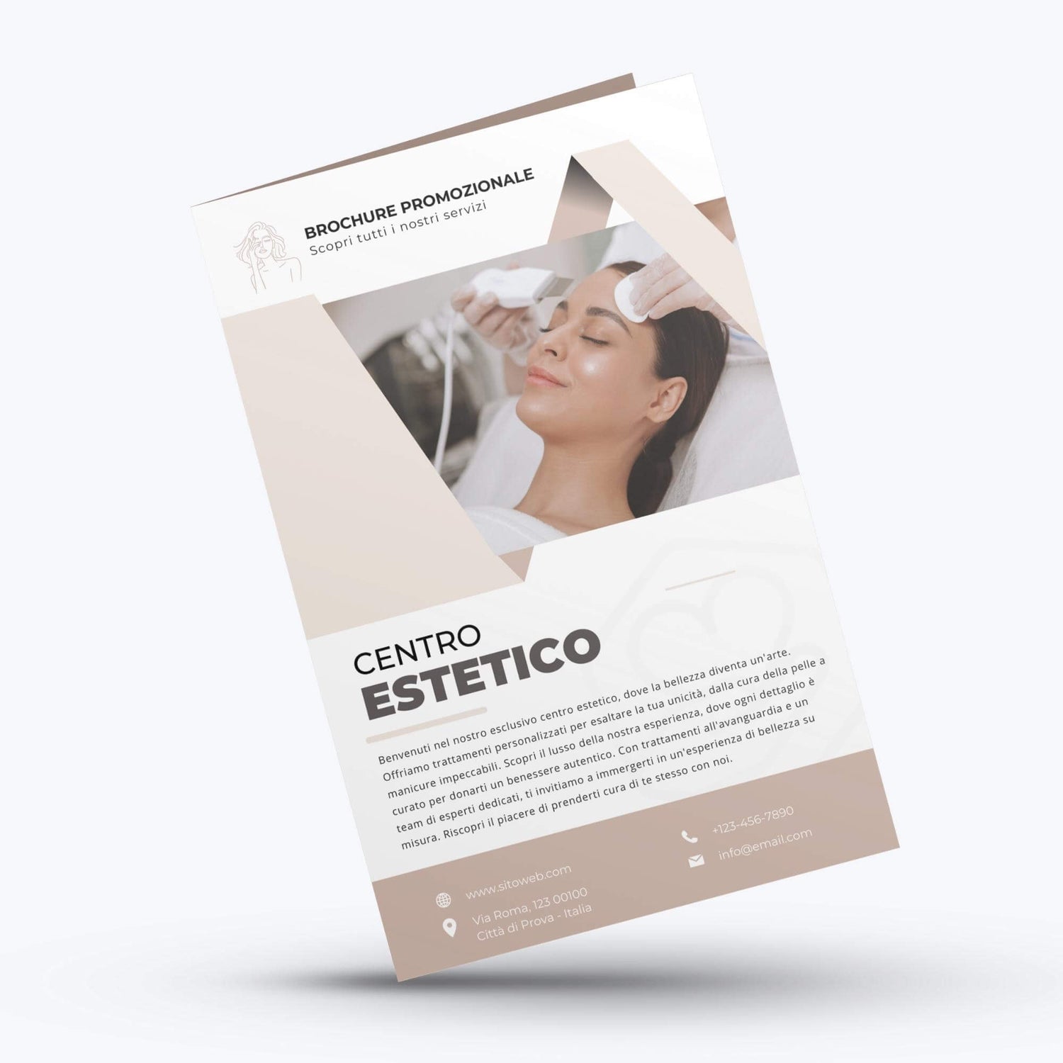 brochures per centri estetici 