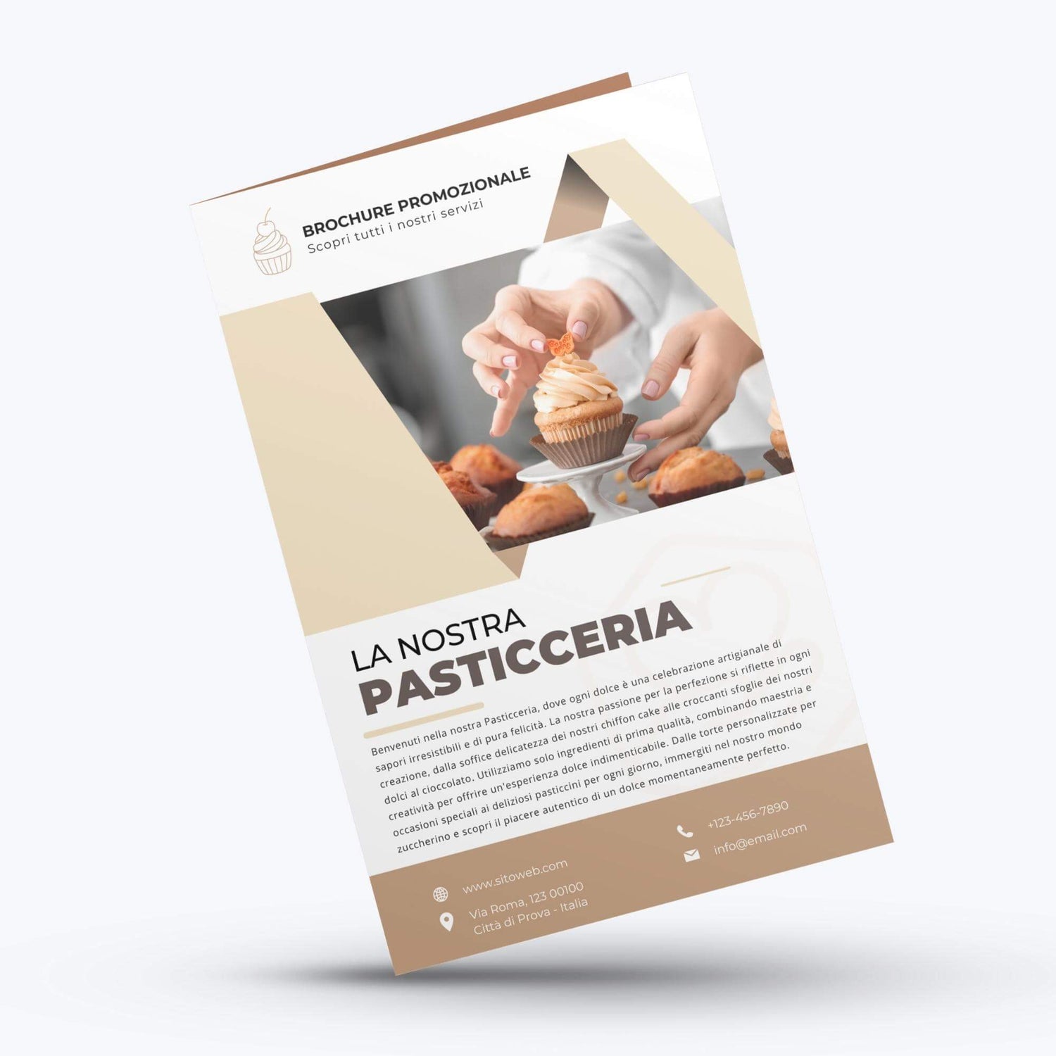 brochures per pasticcerie