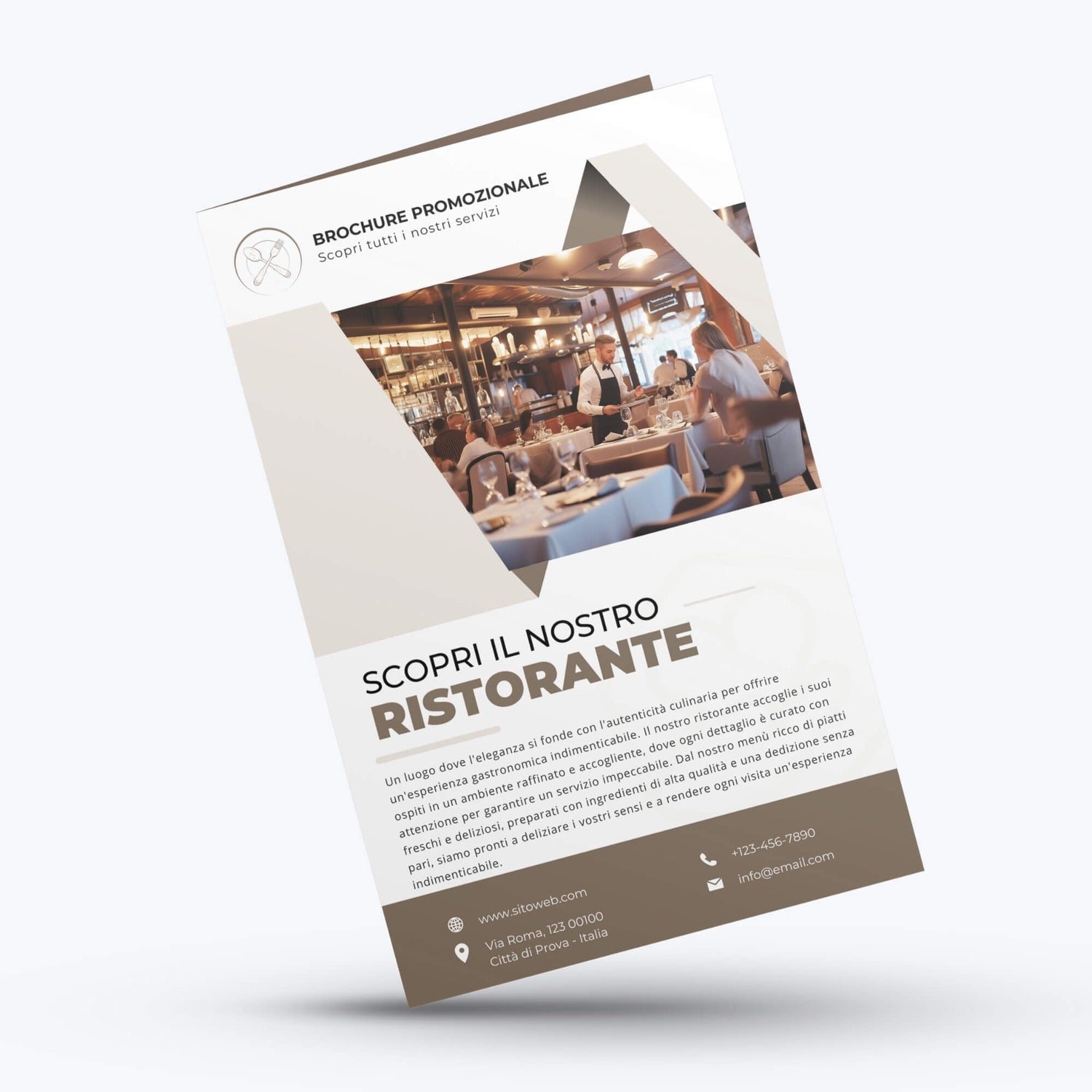 pubblicizza il tuo ristorante con grafiche convenienti